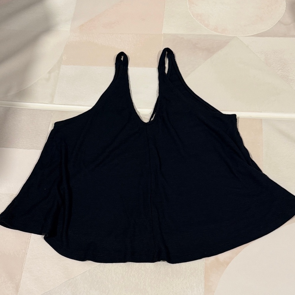 Free people intimately black v neck tank top
